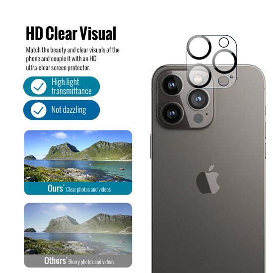 Zestaw JP Combo, 2 szkła hartowane i 2 szkiełka na aparat, iPhone 16 Pro