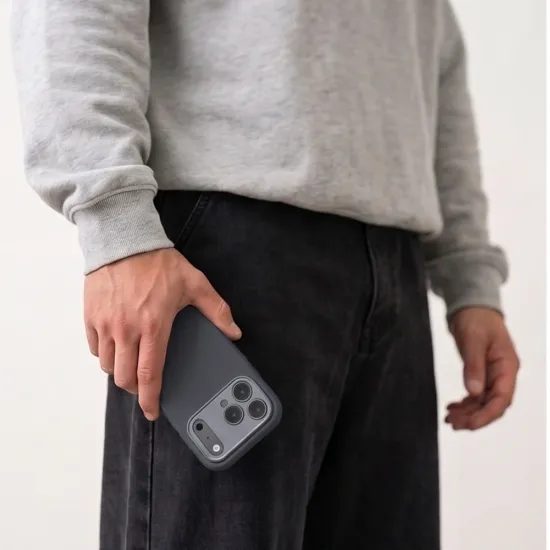 Tech-Protect Uniq MagSafe CC obal, iPhone 17 Pro Max / 18 Pro Max, sivý