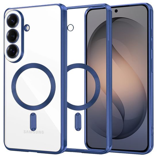 Techsuit Luxury Crystal MagSafe, Samsung Galaxy S26, modrý