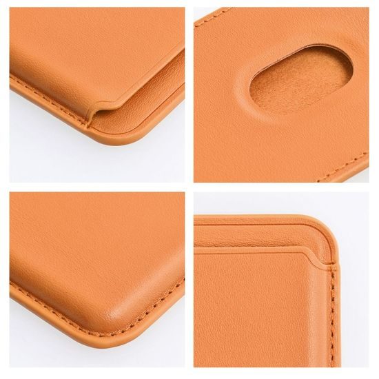 Mag Wallet usnjena denarnica, oranžna