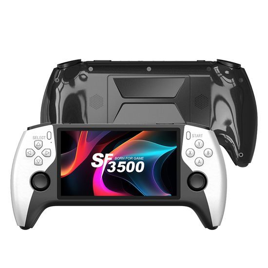 SF3500 Přenosná herní konzole s 5″ IPS displejem, 3000 mAh a TV výstupem