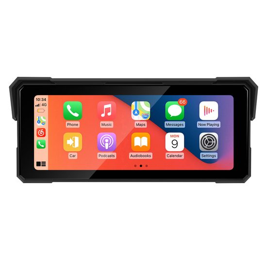 Motocyklowy wyświetlacz IPS 8,1" z bezprzewodowym Apple CarPlay i Android Auto