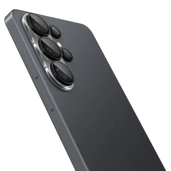 Spigen Optik.TR Ez Fit Kameraschutz für Samsung Galaxy S26 Ultra - Gehärtetes Glas für Kamera - 2 Stück - Schwarz