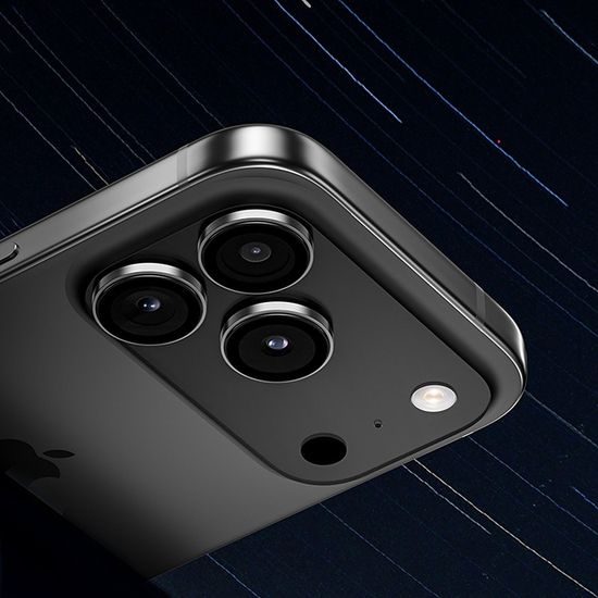 iPhone 18 Pro / 18 Pro Max kaamera kaitseklaas – Benks DR Sapphire – must