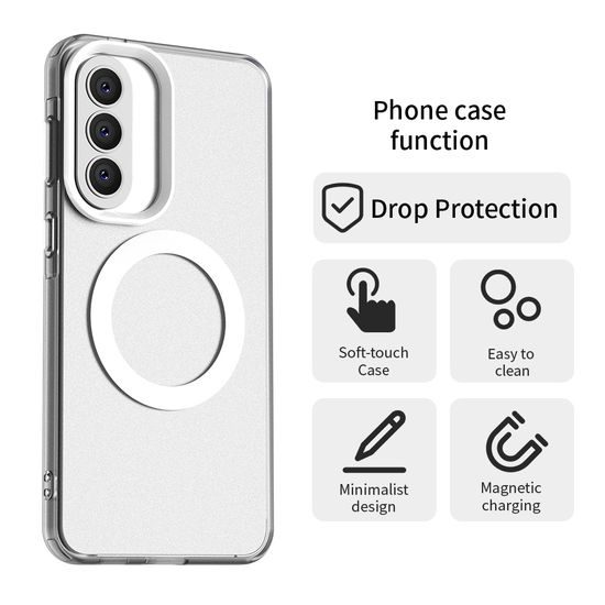 Techsuit CandyCase MagSafe, Samsung Galaxy A37 5G, bílý