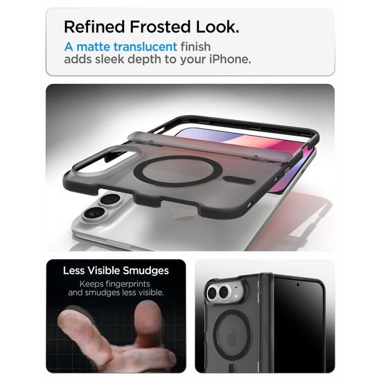 iPhone Duo ümbris – Spigen Ultra Hybrid Pro MagSafe – must