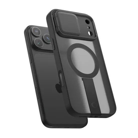 Tech-Protect Kevlar Aura MagSafe puzdro, iPhone 17 Pro / 18 Pro, čierne matné