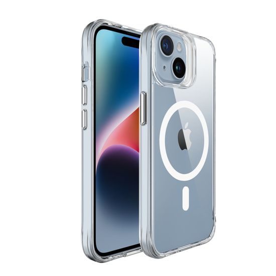 JP MagFit MagSafe Θήκη με Πιστοποίηση 3M SGS, iPhone 15, Διάφανη