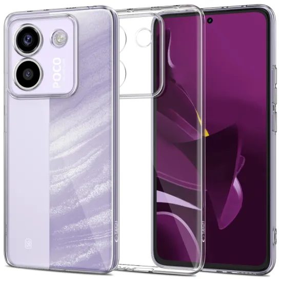 Tech-Protect FlexAir cover til Xiaomi Poco M7 Pro 5G - Gennemsigtigt