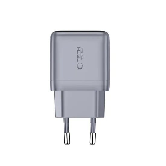 Tech-Protect Powervision NC45W-GAN nabíjačka, PD 45 W, sivá