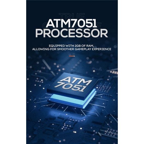 Project X Φορητή κονσόλα παιχνιδιών με οθόνη 4,3" HD IPS, λευκή