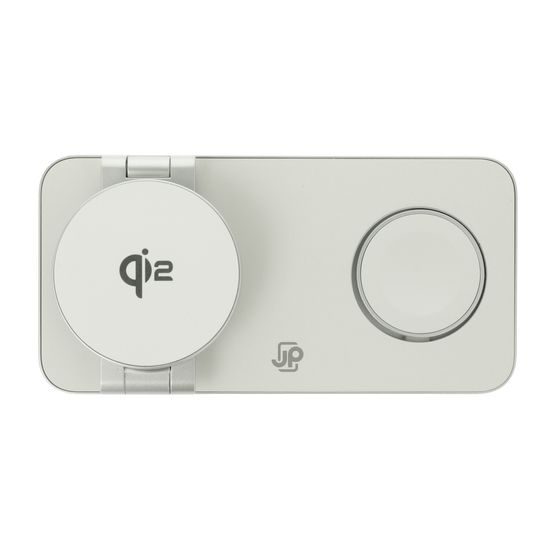 JP Bezdrôtová nabíjačka Qi2 3v1, 22,5W, biela