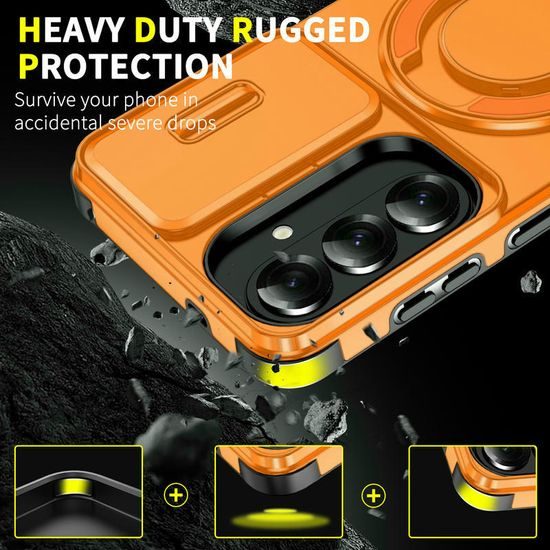 Θήκη Camslide Stand, Samsung Galaxy S26 Plus, πορτοκαλί