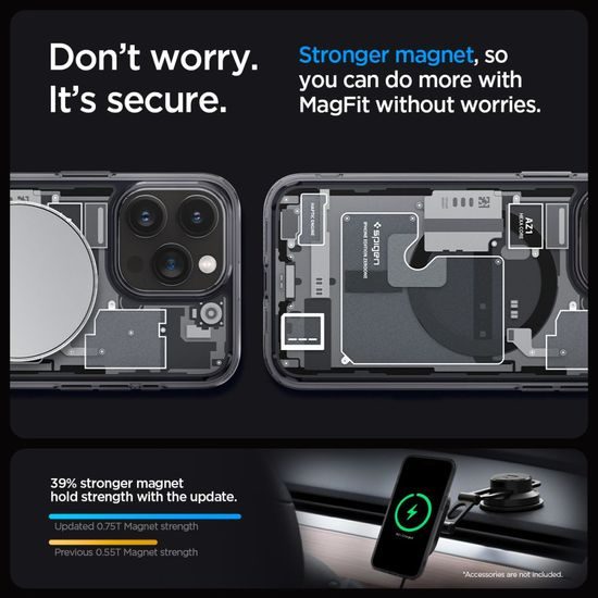 Spigen Ultra Hybrid Mag s MagSafeom, iPhone 15 Pro Max, zero one