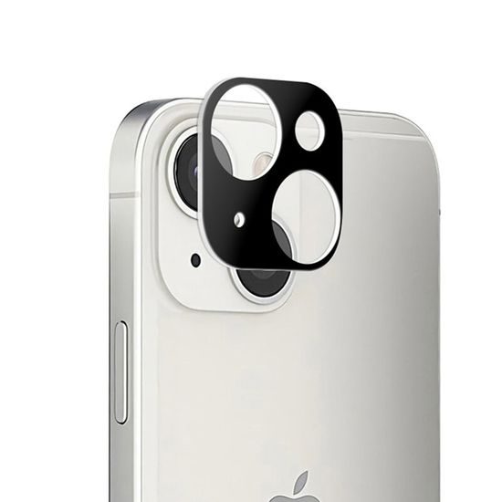 Techsuit sklíčko pro čočku fotoaparátu, iPhone 15, černé