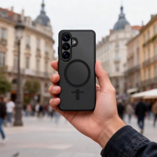 Tech-Protect MagMat MagSafe, Samsung Galaxy S26 Plus, crna mat