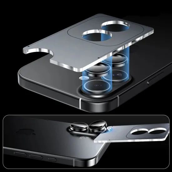 Tech-Protect Camring Fit+, sklíčko pro čočku fotoaparátu, Samsung Galaxy A37 / A57 5G, černé