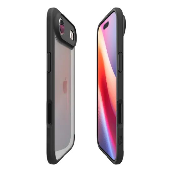 Spigen Ultra Hybrid θήκη κινητού, iPhone Air, μαύρη