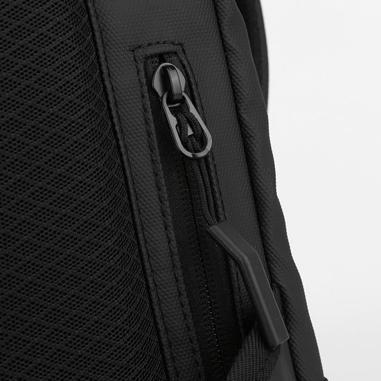 JP Rucksack B08 - 50x30x20 cm - Alltagsrucksack mit verstellbaren Schultergurten - Schwarz