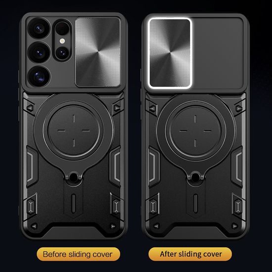 Techsuit CamGuard Pro, Samsung Galaxy S25 Ultra, čierny