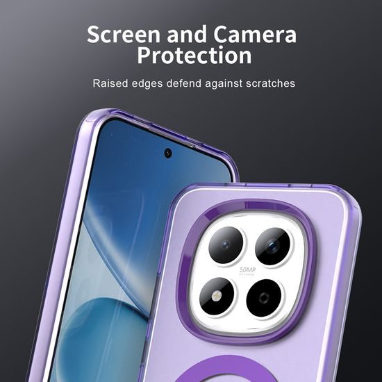 Techsuit CandyCase MagSafe, Xiaomi Redmi Note 15 Pro 5G, fialový