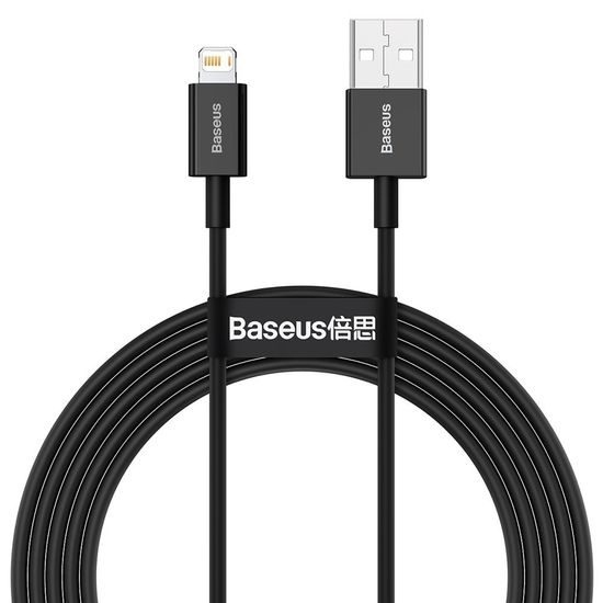 Baseus Superior USB - Lightning 2 m, čierny (CALYS-C01)