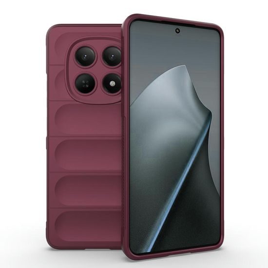 Θήκη Wency Magic Shield, Xiaomi Redmi Note 15 4G, μπορντό