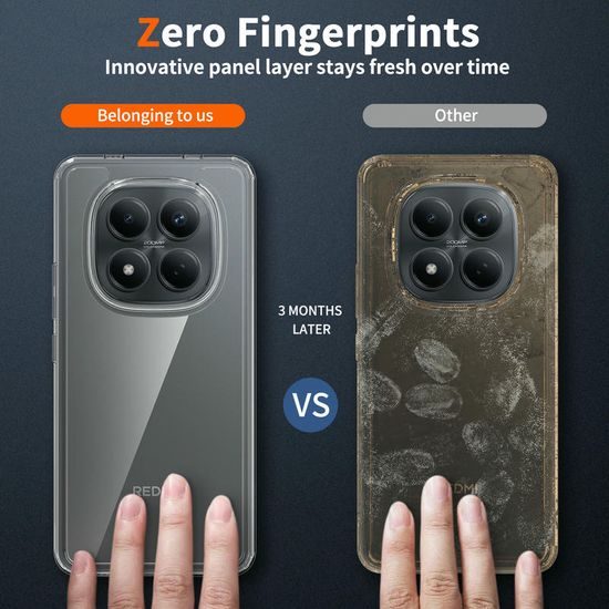 JP Průhledný obal, Xiaomi Redmi Note 15 Pro 4G