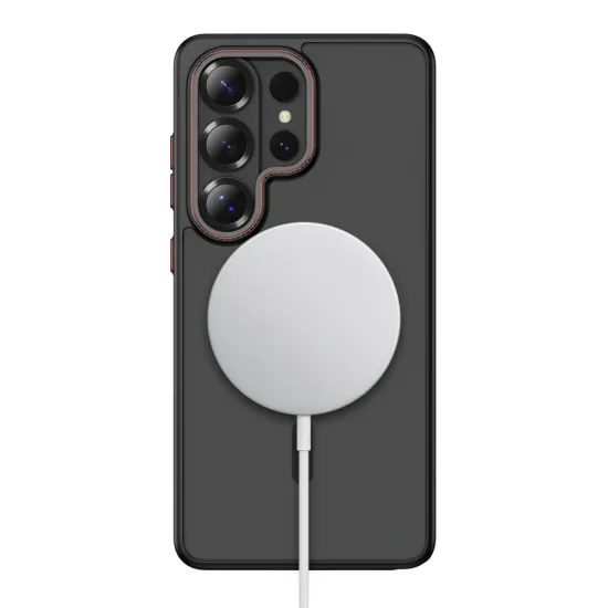 Tech-Protect MagCam MagSafe Cover til Samsung Galaxy S26 Ultra - Rød-Sort