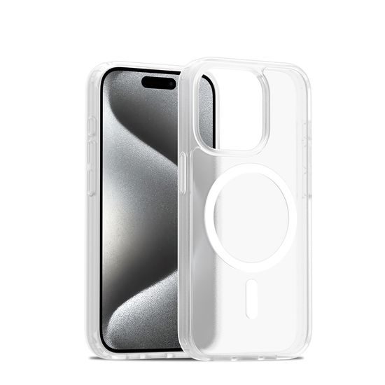 JP MagFit Colour MagSafe obal s N52 magnetom, iPhone 15 Pro, biely