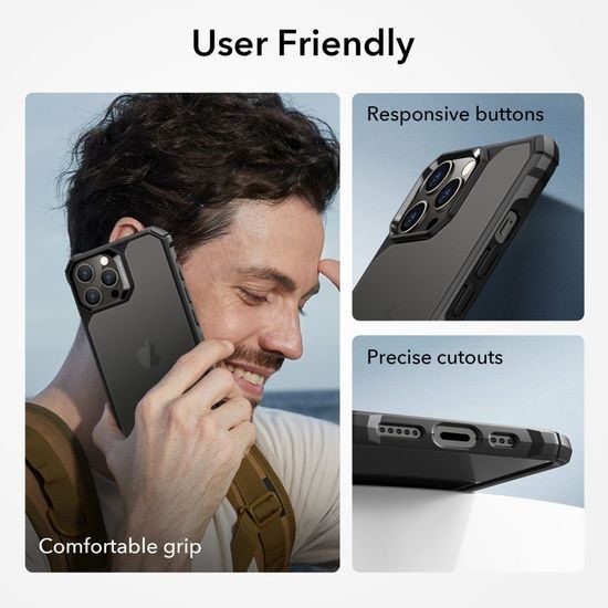 Husă ESR Air Armor, iPhone 15 Pro Max, neagră
