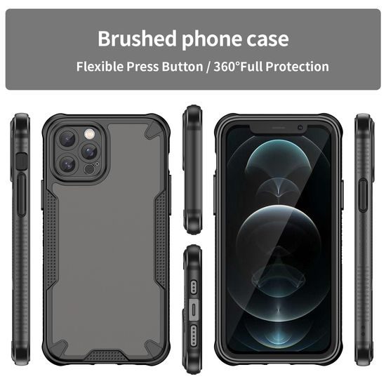 ArmorShield Hybrid Case, iPhone 12 Pro, μαύρο