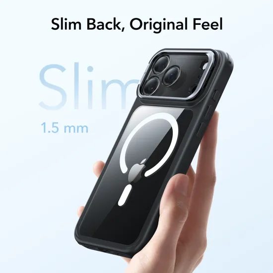 ESR Classic Hybrid Kickstand MagSafe, iPhone 17 Pro Max, μαύρο