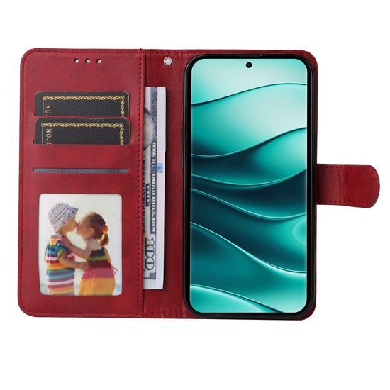 Μαγνητική Θήκη, Xiaomi Redmi Note 14 Pro 5G, Κόκκινη