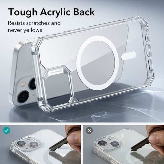 ESR Air Armor HaloLock s MagSafe Hülle, iPhone 15, transparent