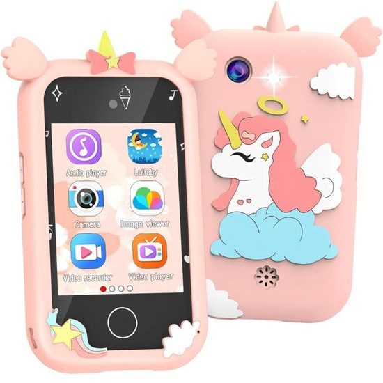 Dětský chytrý telefon, fialový