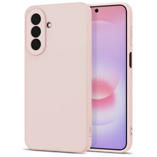 Tech-Protect Icon Schutzhülle für Samsung Galaxy A27 5G - Silikon Case mit Mikrofaser-Futter - Rosa