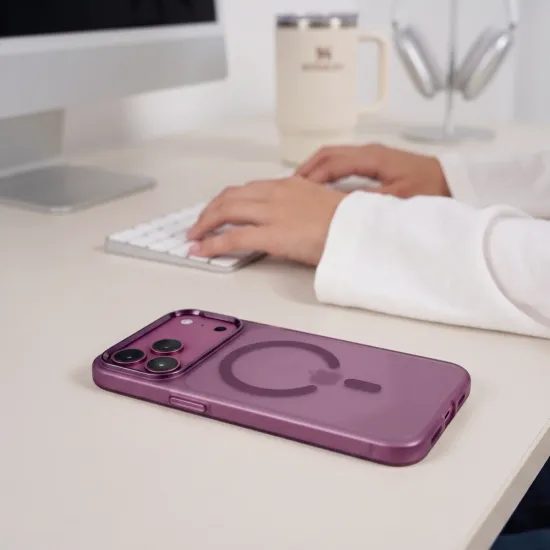Tech-Protect MagZero MagSafe ümbris iPhone 17 Pro Max / 18 Pro Max – matt veinpunane