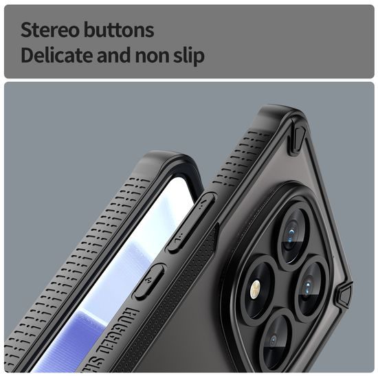 ArmorShield Hybrid Case, Xiaomi Redmi Note 14 Pro 5G, μαύρο