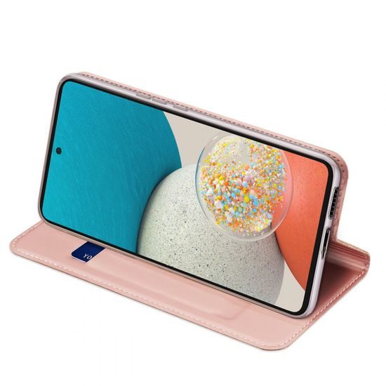 Dux Ducis Skin Pro, knížkové pouzdro, Samsung Galaxy A53 5G, růžové