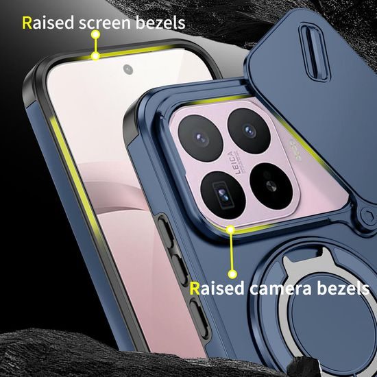 Camslide Stand obal, Xiaomi 17T, modrý