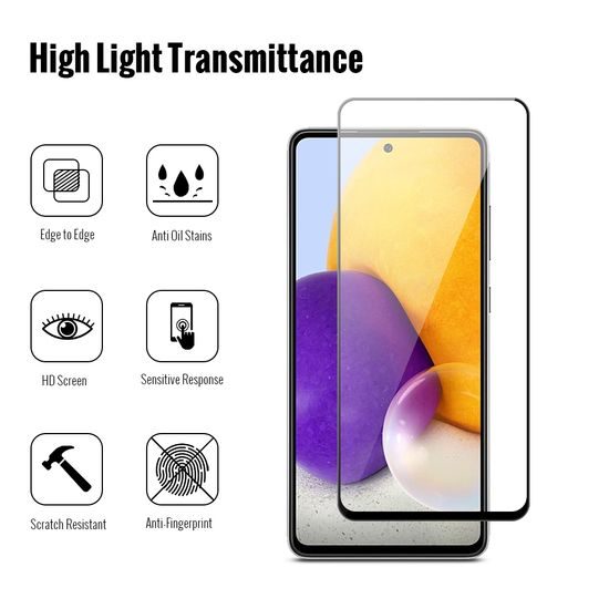 JP 2x 3D γυαλί, Samsung Galaxy A72, μαύρο