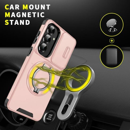 Θήκη Camslide Stand, Samsung Galaxy S26 Plus, ροζ