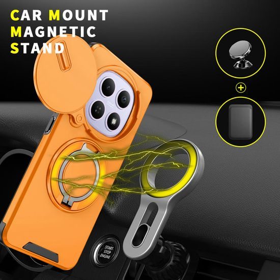 Θήκη Camslide Stand, Xiaomi Redmi Note 15 5G, πορτοκαλί