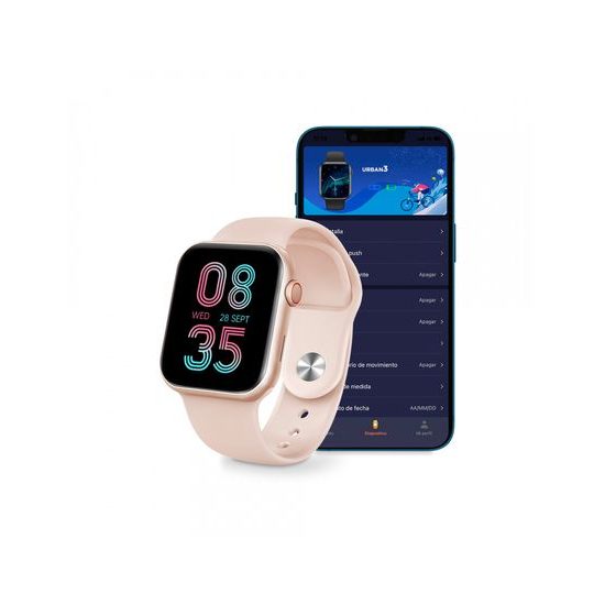 Ksix Smartwatch Urban 3, rózsaszín