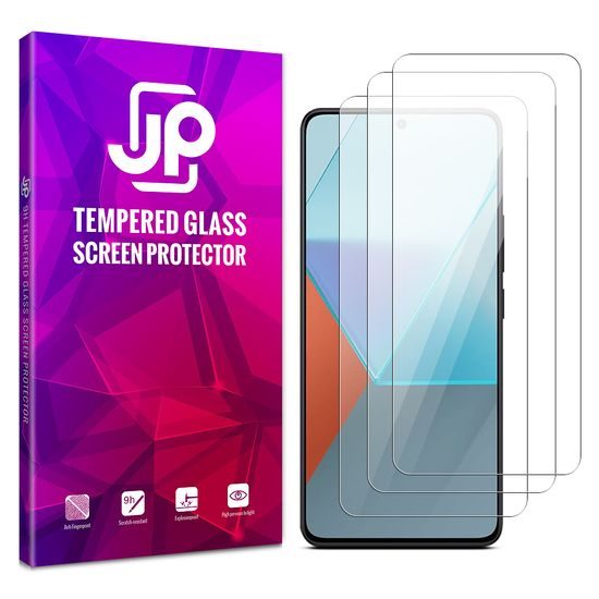 JP hosszú csomag edzett üveg, 3 szemüveg telefonhoz, Xiaomi Redmi Note 13 Pro 5G