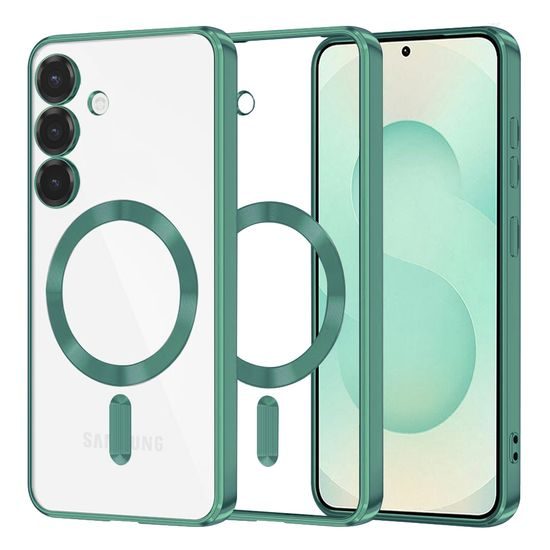 Techsuit Luxury Crystal MagSafe, Samsung Galaxy S25 Plus, πράσινο