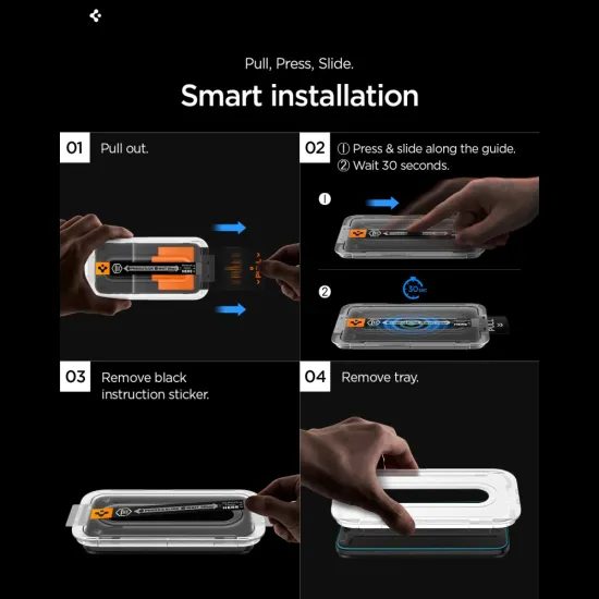 Spigen Glas.TR EZ Fit Pro Anti Reflection с апликатор 2 броя, Samsung Galaxy S26 Ultra
