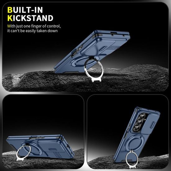 Camslide Stand Hülle, Samsung Galaxy Z Fold 7, blau