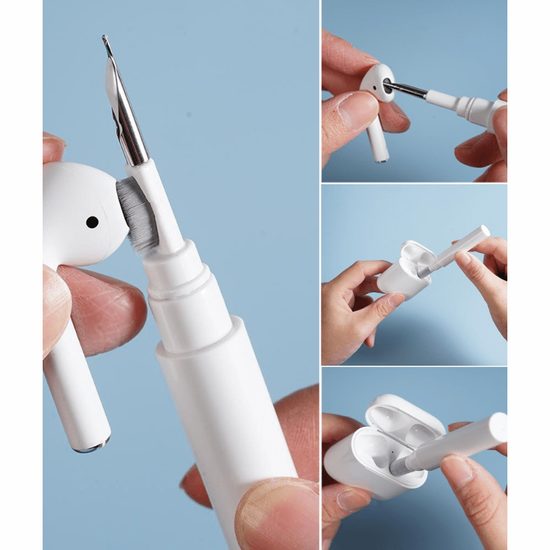 Komplet za čišćenje AirPods slušalica, bijeli